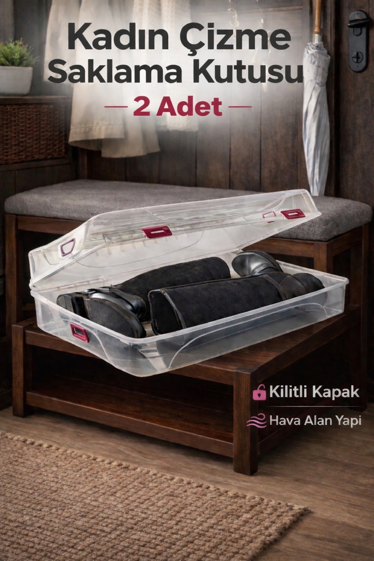 2 Adet Çizme Kutusu