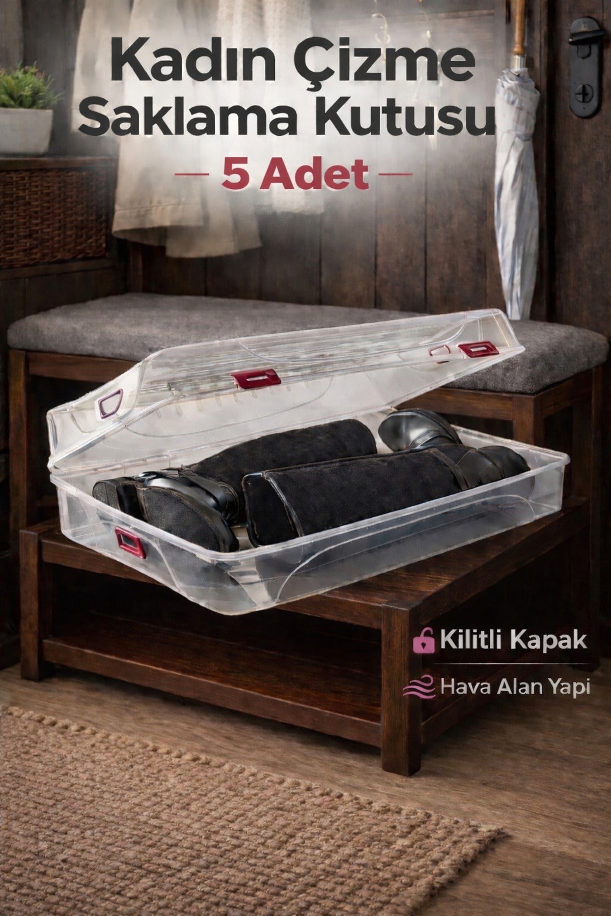5 Adet Çizme Kutusu