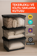 80 Litre 3 Adet Saklama Depolama